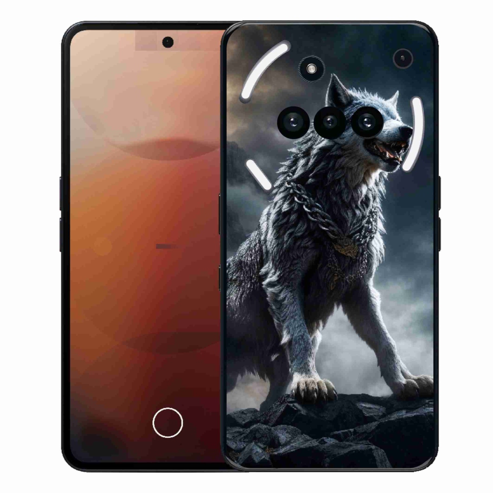 Zselés borítás mmCase for Nothing Phone (3a) - farkas 1