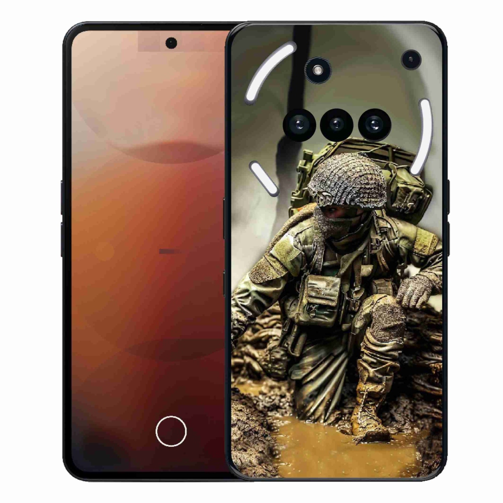 Zselés borítás mmCase a Nothing Phone-hoz (3a) - katona