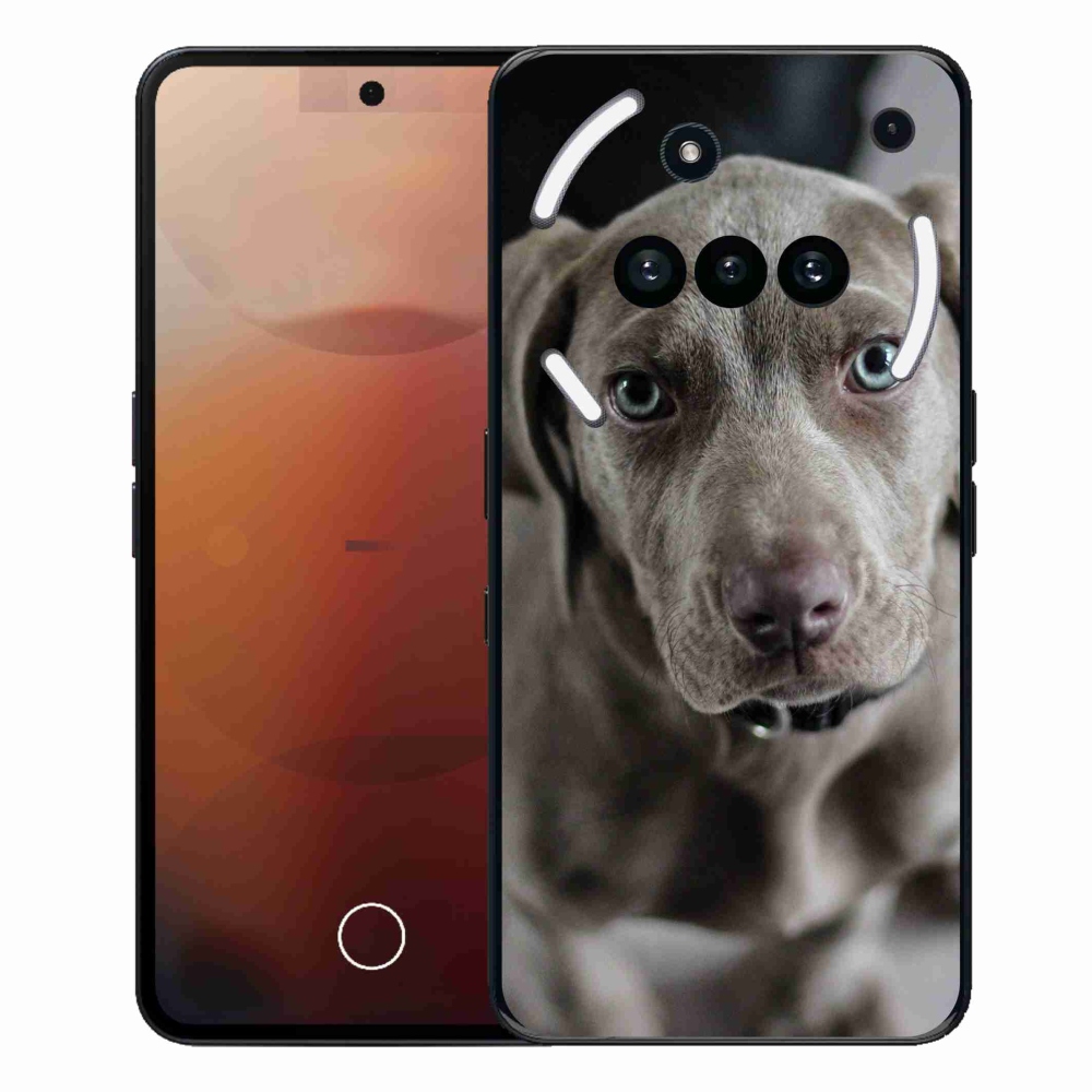Zselés borítás mmCase a Semmi telefonhoz (3a) - Weimaraner