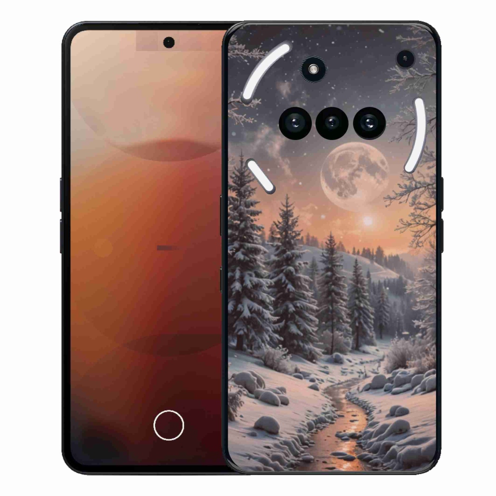 Zselés borító mmCase a Nothing Phone (3a) - téli tájkép 2
