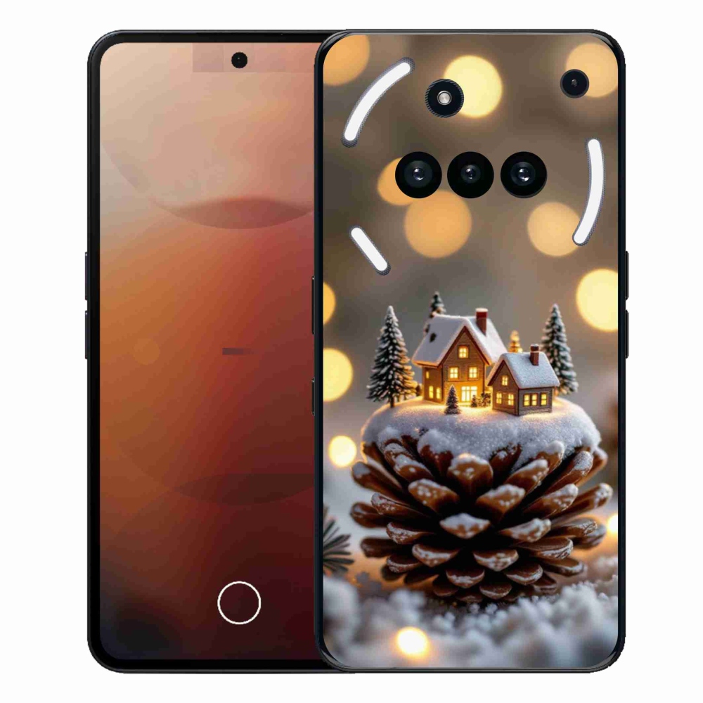 Zselés borítás mmCase a Nothing Phone-hoz (3a) - téli falu