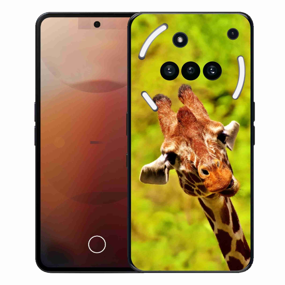Zselés tok mmCase a Nothing Phone-hoz (3a) - zsiráf