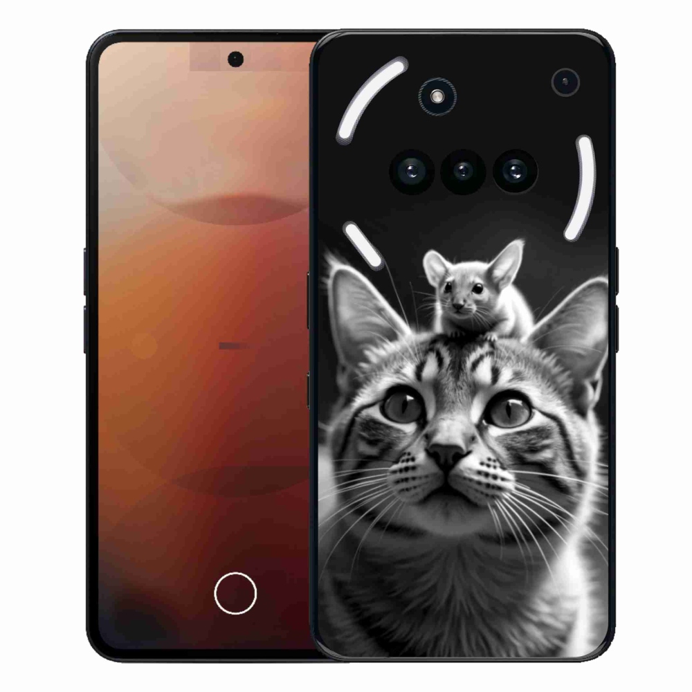 Zselés borítás mmCase for Nothing Phone (3a) - állati barátság 2