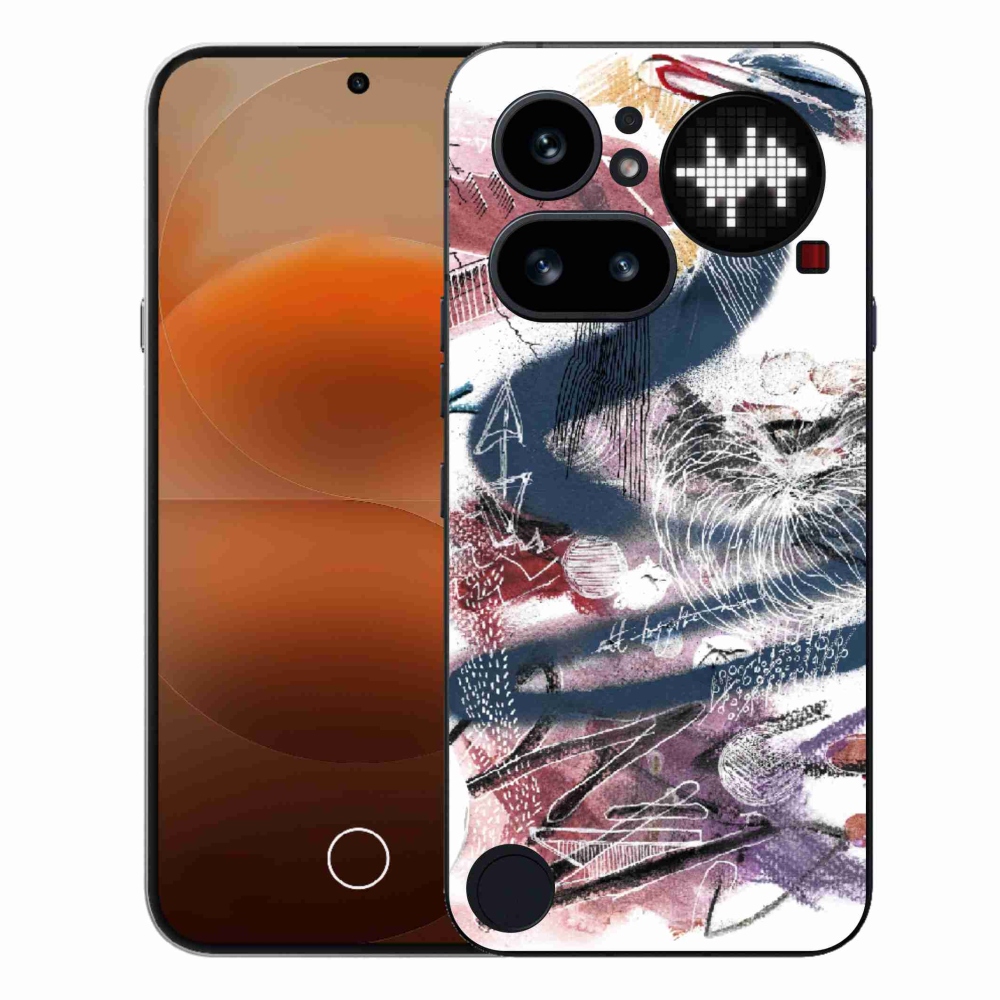 Zselés borítás mmCase a Nothing Phone (4a) számára - absztrakt motívum 28
