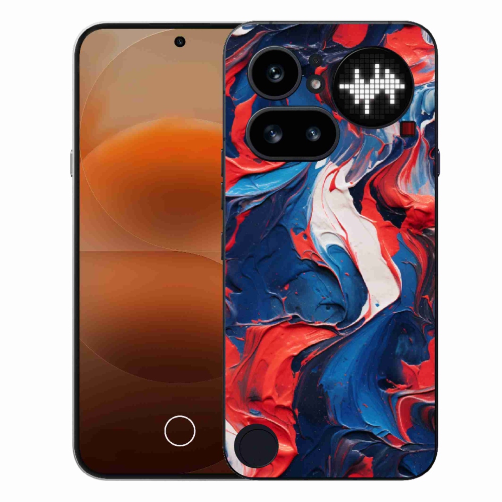 Zselés borító mmCase a Nothing Phone (4a) - absztrakt motívum 7