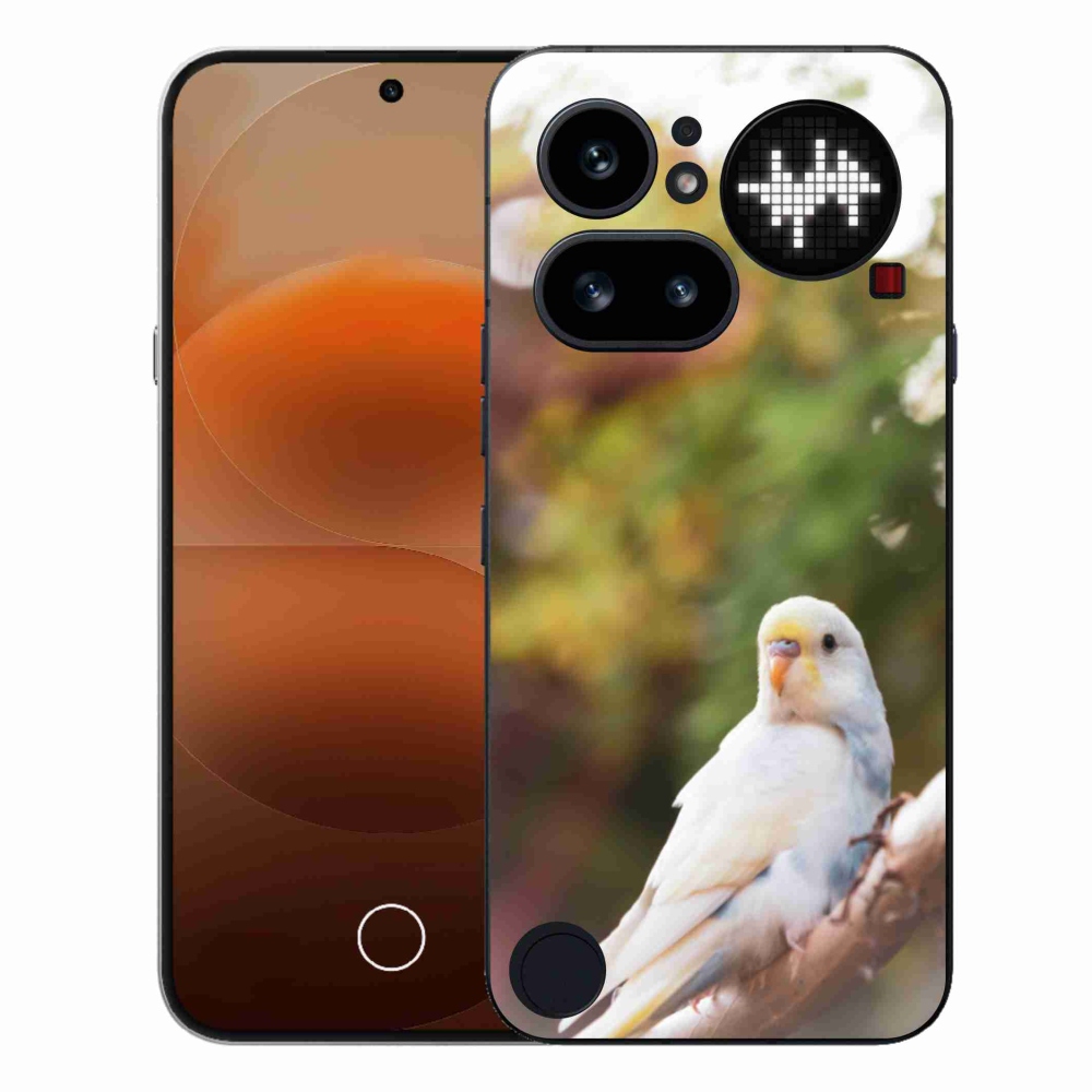 Zselés tok mmCase a Nothing Phone (4a) - andulka fehér