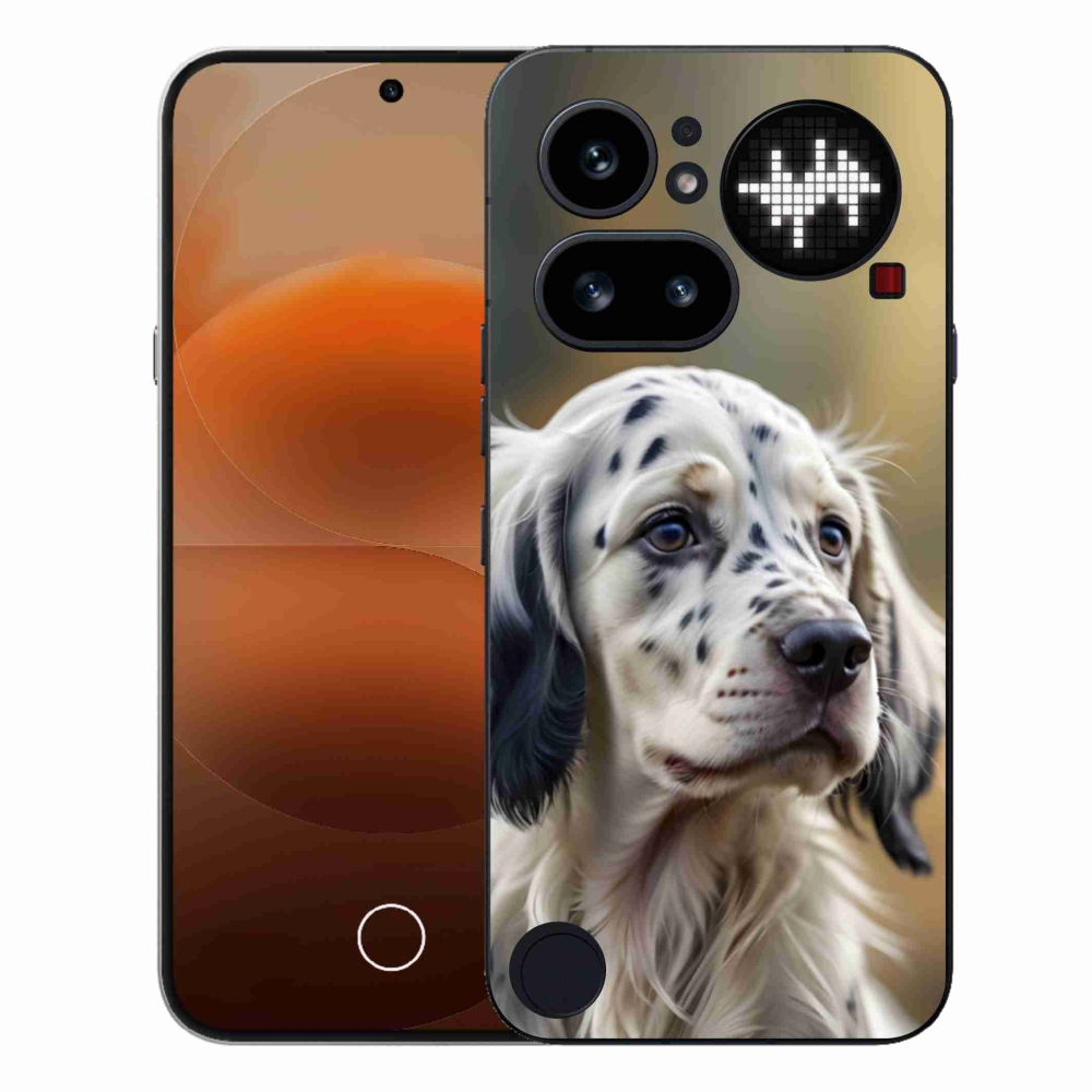 Zselés borítás mmCase for Nothing Phone (4a) - English Setter