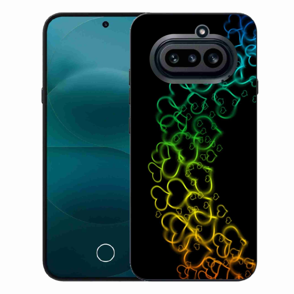 Zselés borító mmCase a Nothing Phone (4a) - színes szívek