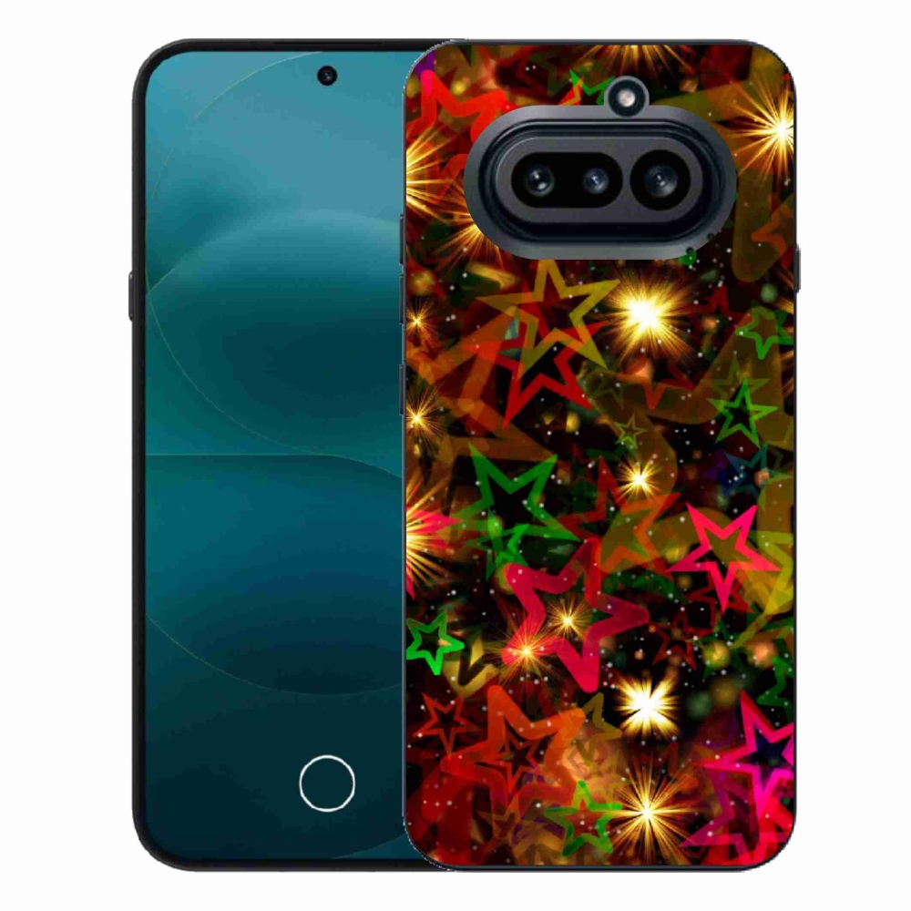 Zselés borítás mmCase a Nothing Phone (4a) - színes csillagok