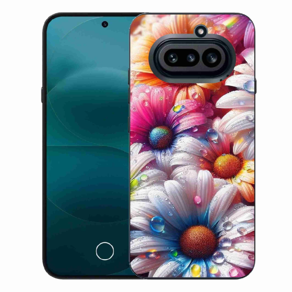 Zselés borító mmCase a Nothing telefonhoz (4a) - színes százszorszépek