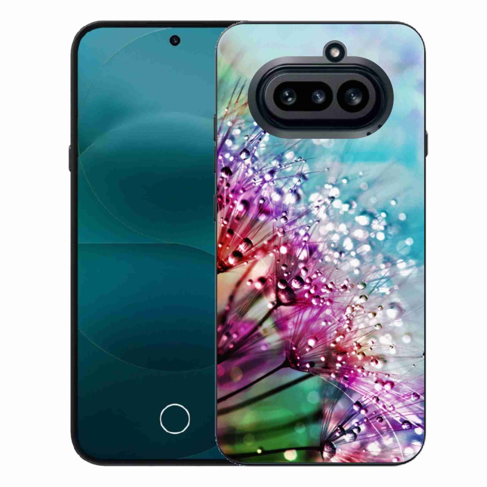 Zselés borító mmCase a Nothing Phone (4a) - színes virágokhoz