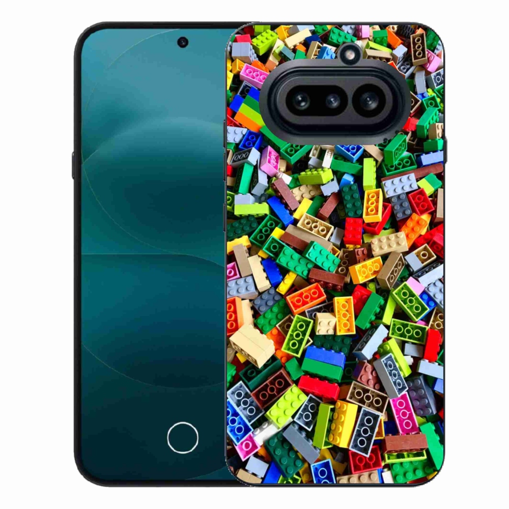 Zselés borítás mmCase for Nothing Phone (4a) - színes építőelemek