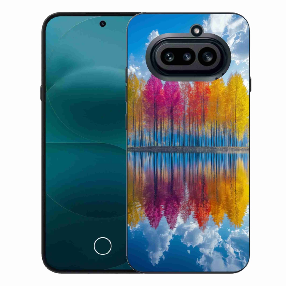 Zselés borító mmCase a Nothing Phone (4a) - színes fákhoz
