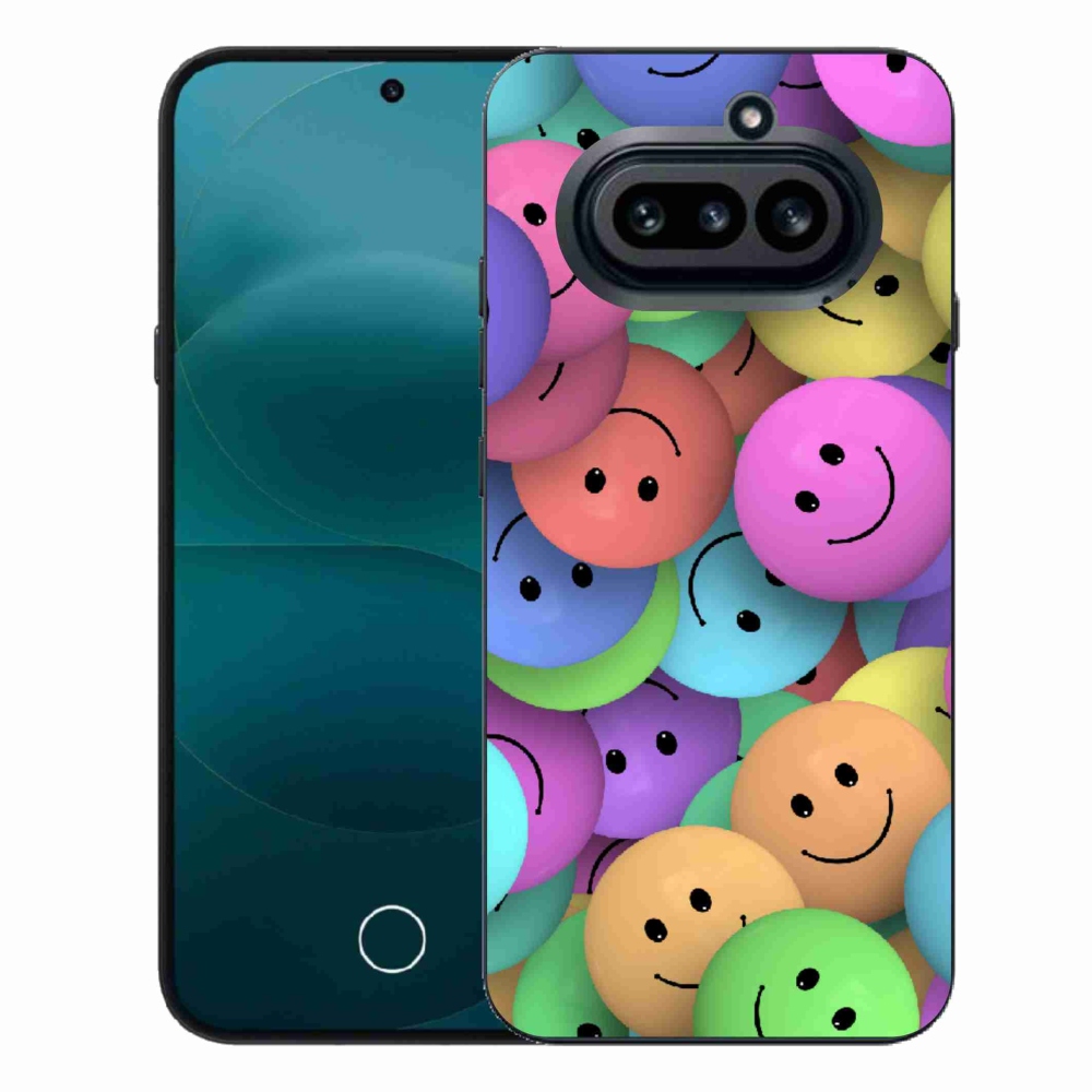 Zselés borító mmCase a Nothing Phone (4a) - színes smiley-khoz