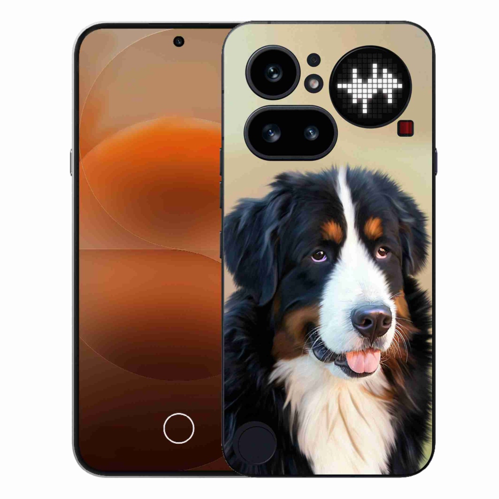 Zselés borítás mmCase for Nothing Phone (4a) - Berni hegyi kutya