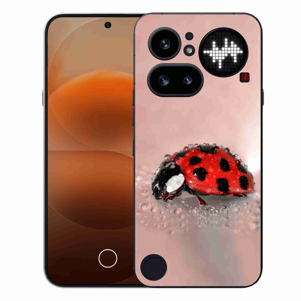 Zselés borítás mmCase a Nothing Phone (4a) - katicabogárhoz