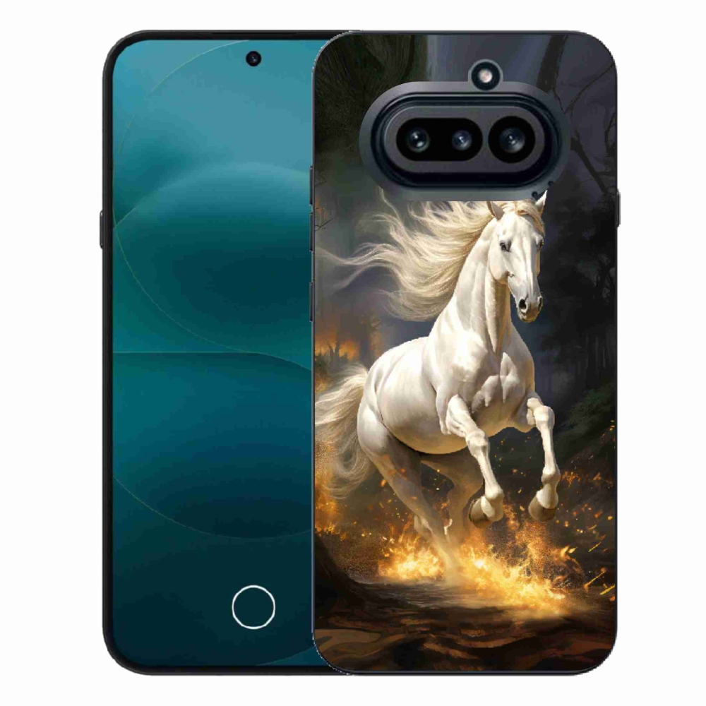 Zselés tok mmCase a Nothing Phone-hoz (4a) - fehér ló 2