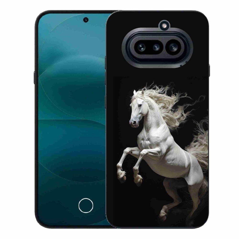 Zselés tok mmCase a Nothing Phone-hoz (4a) - fehér ló 4