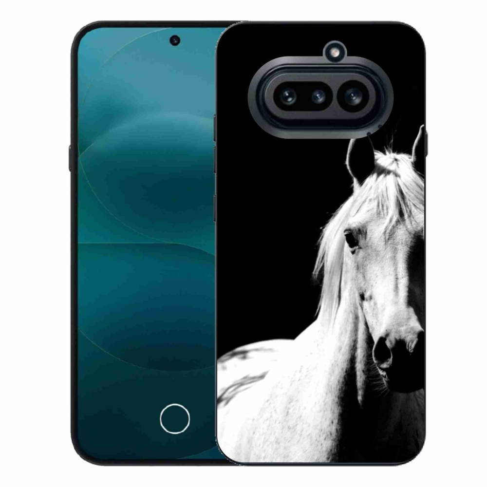 Zselés tok mmCase a Nothing Phone-hoz (4a) - fehér ló 5
