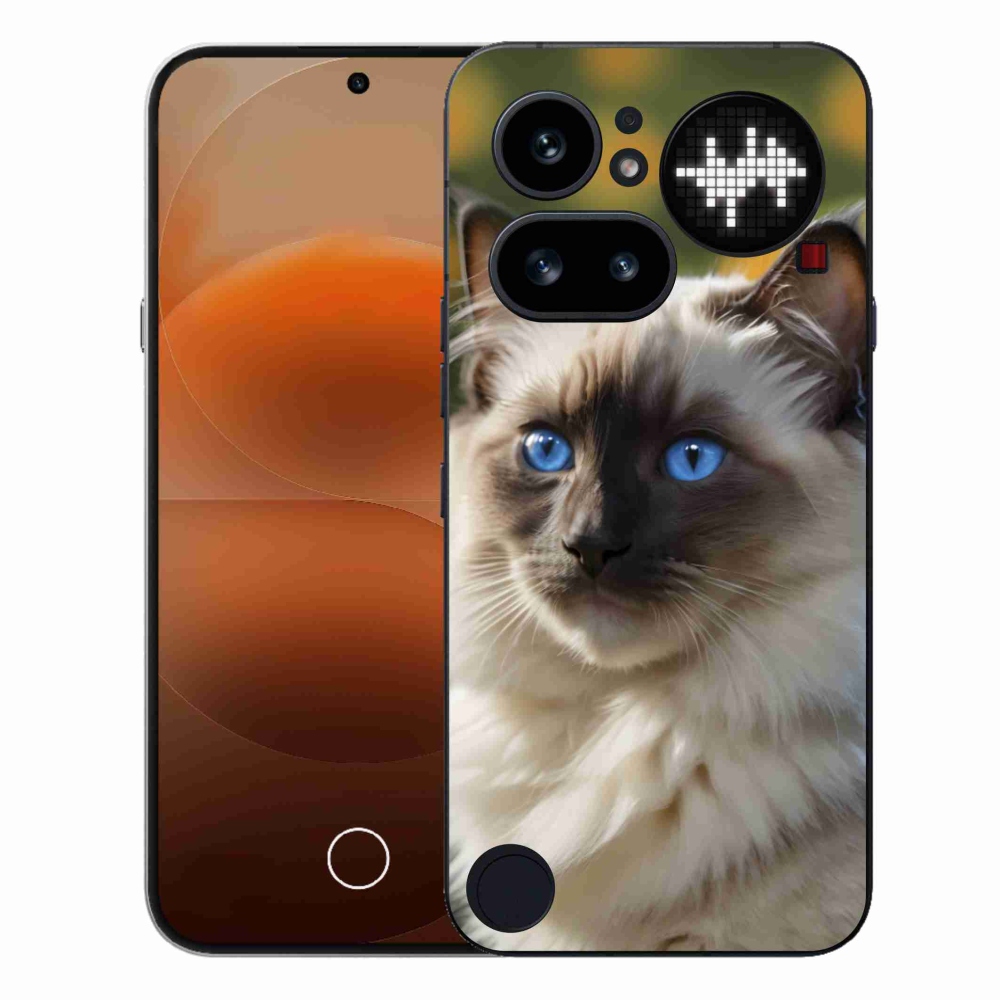 Zselés tok mmCase a Nothing Phone-hoz (4a) - fehér rongybaba