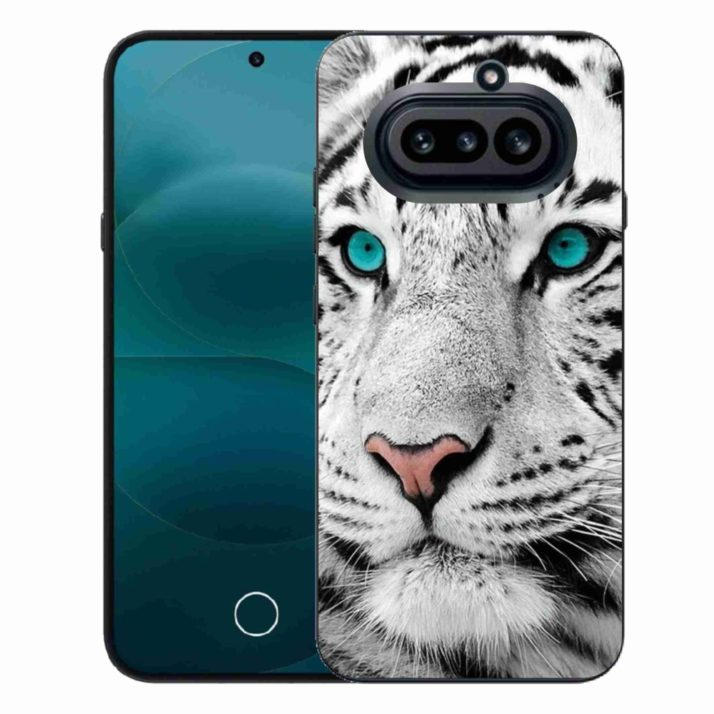 Zselés borítás mmCase a Nothing Phone (4a) telefonhoz - fehér tigris