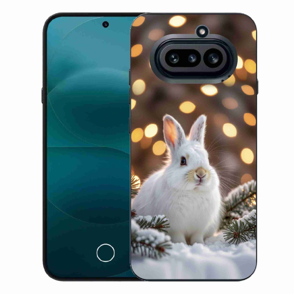 Zselés tok mmCase a Nothing Phone telefonhoz (4a) - fehér nyúl
