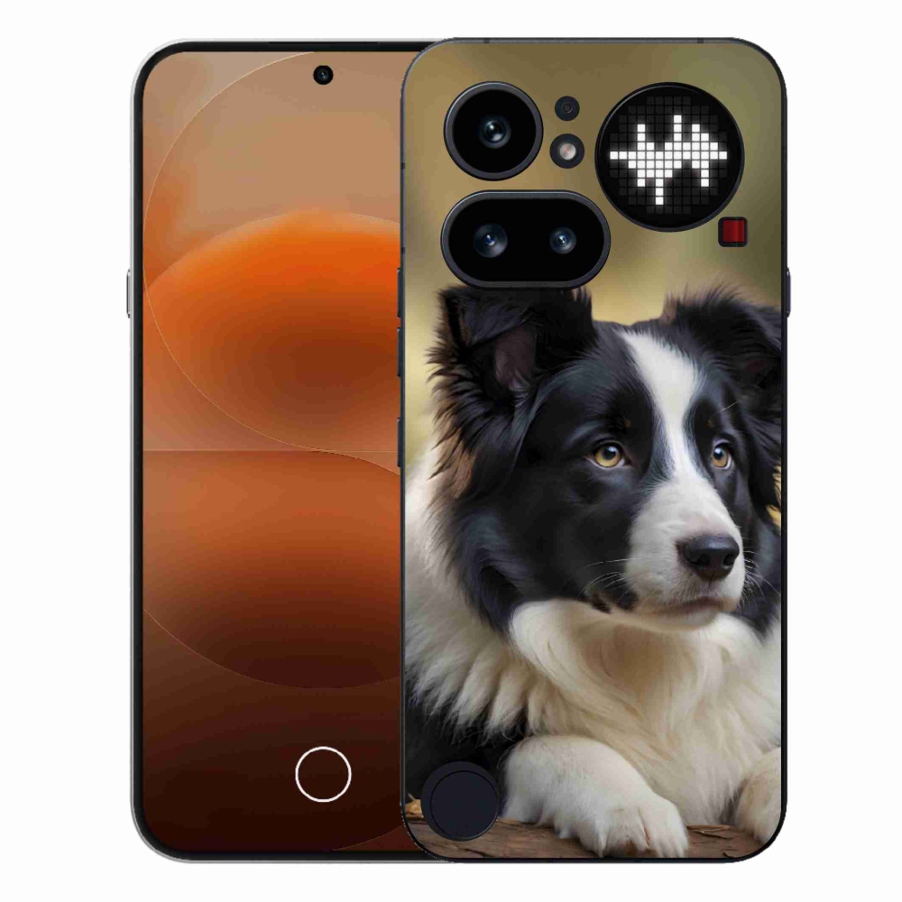 Zselés borító mmCase a Nothing Phone (4a) - border colie 2