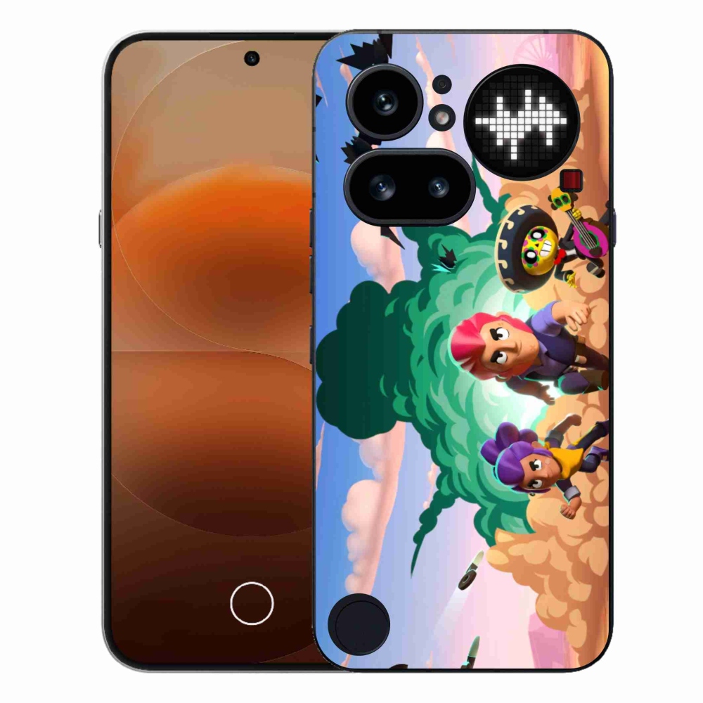 Gél borítás mmCase for Nothing Phone (4a) - bravúros csillagok