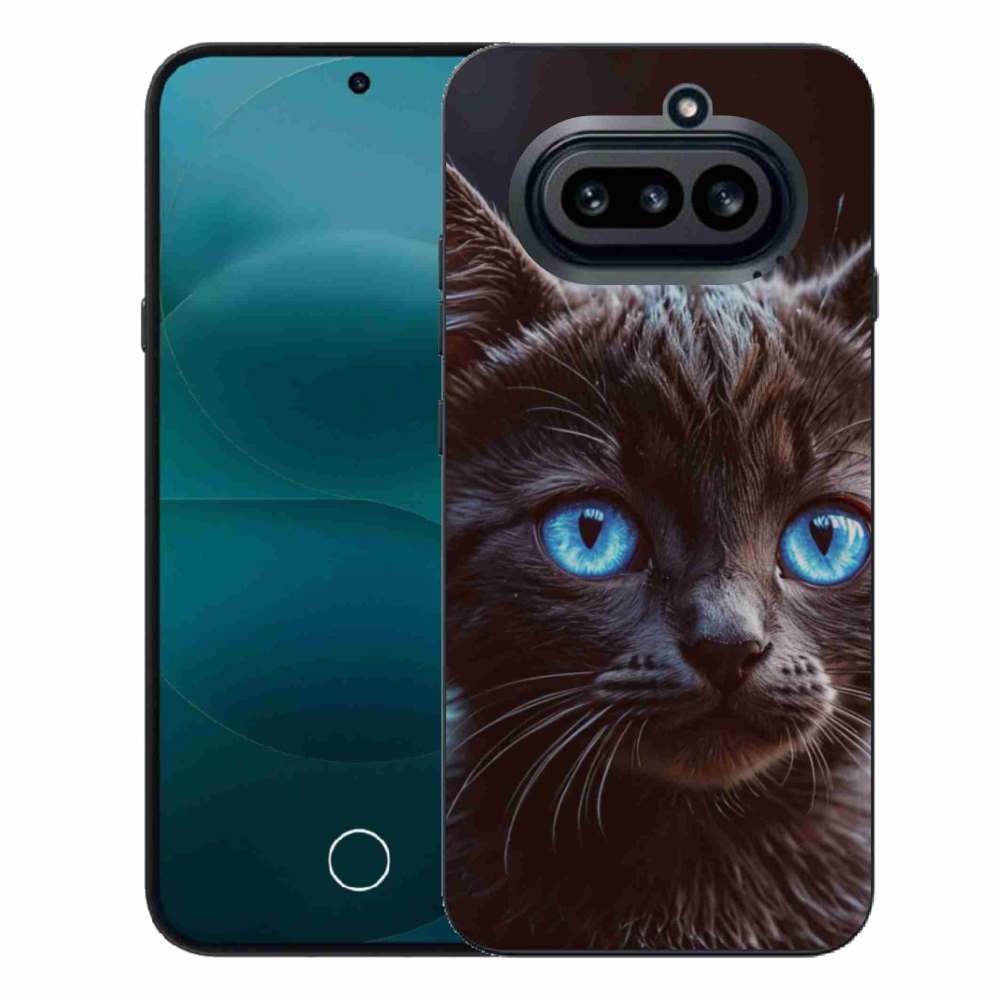 Zselés borítás mmCase a Nothing Phone (4a) készülékhez - fekete cica 2