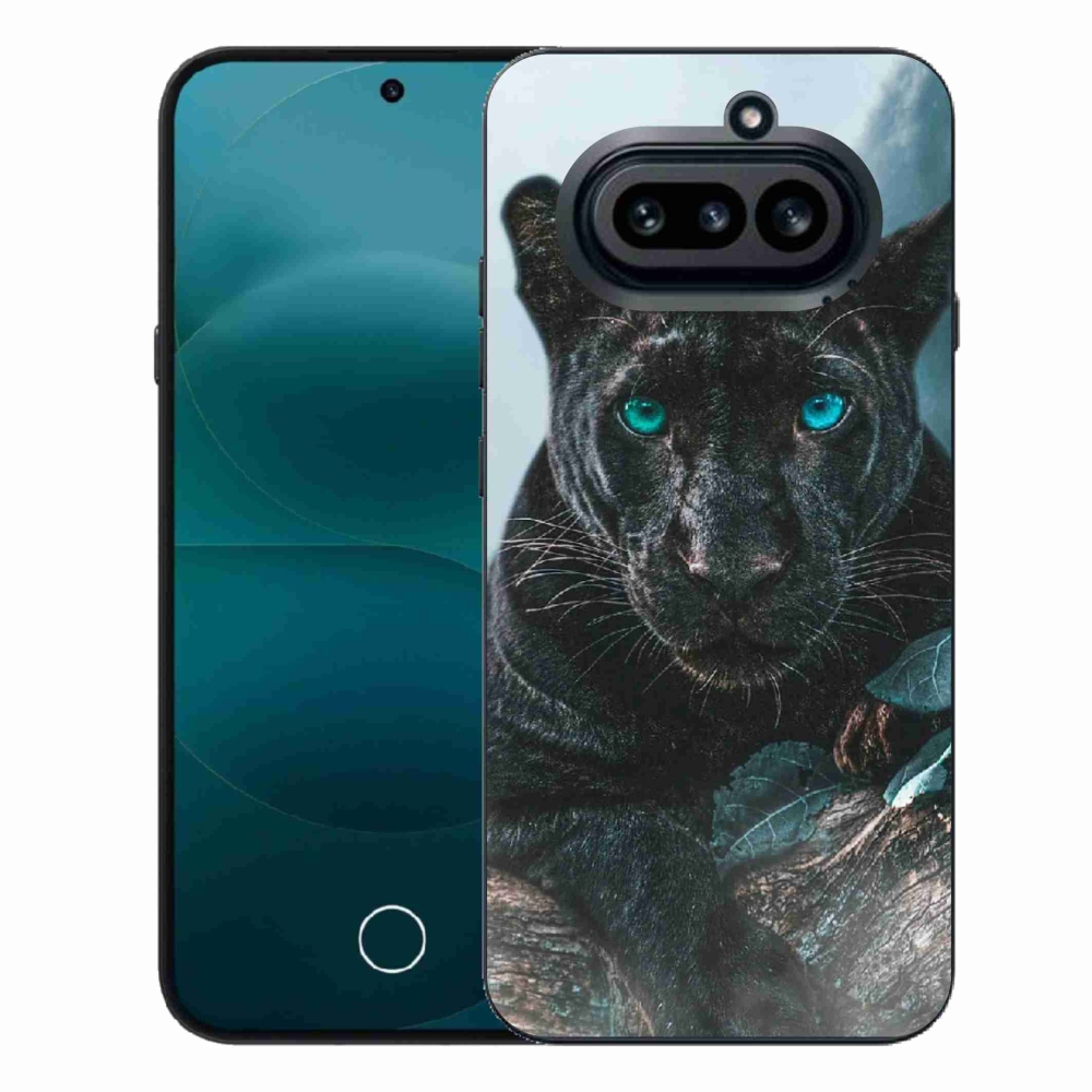 Zselés tok mmCase a Nothing Phone (4a) készülékhez - fekete párduc
