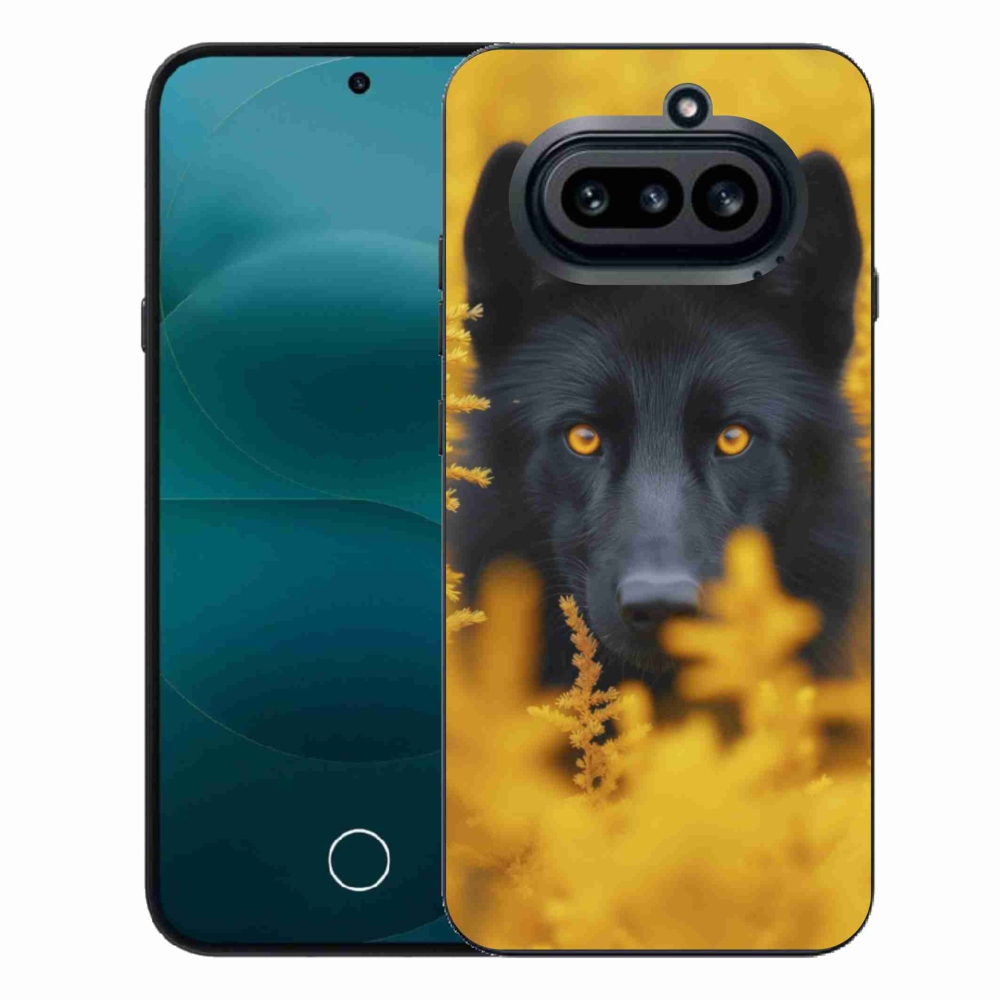 Zselés tok mmCase a Nothing Phone (4a) készülékhez - fekete farkas 2