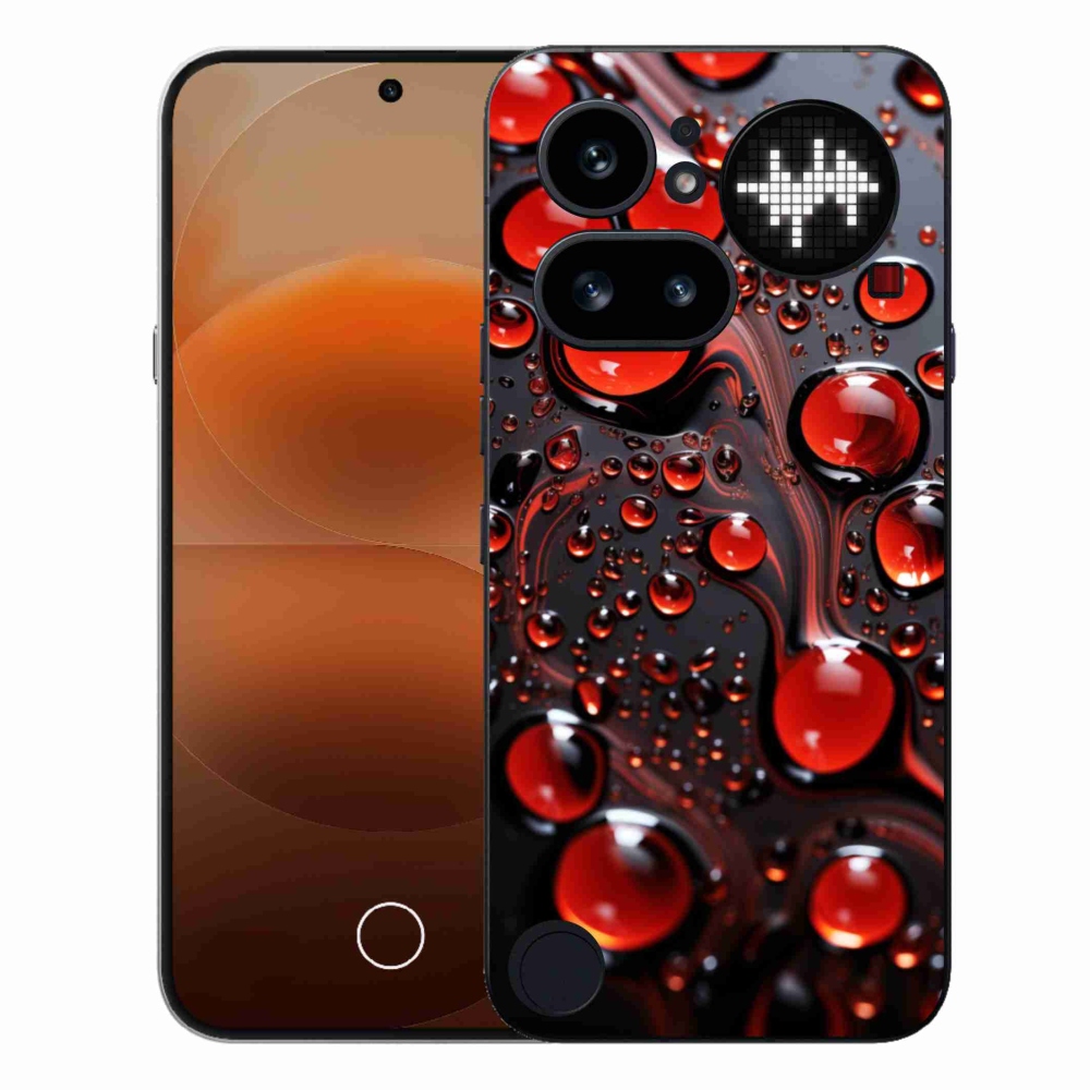 Zselés tok mmCase a Nothing Phone-hoz (4a) - piros csepp 2