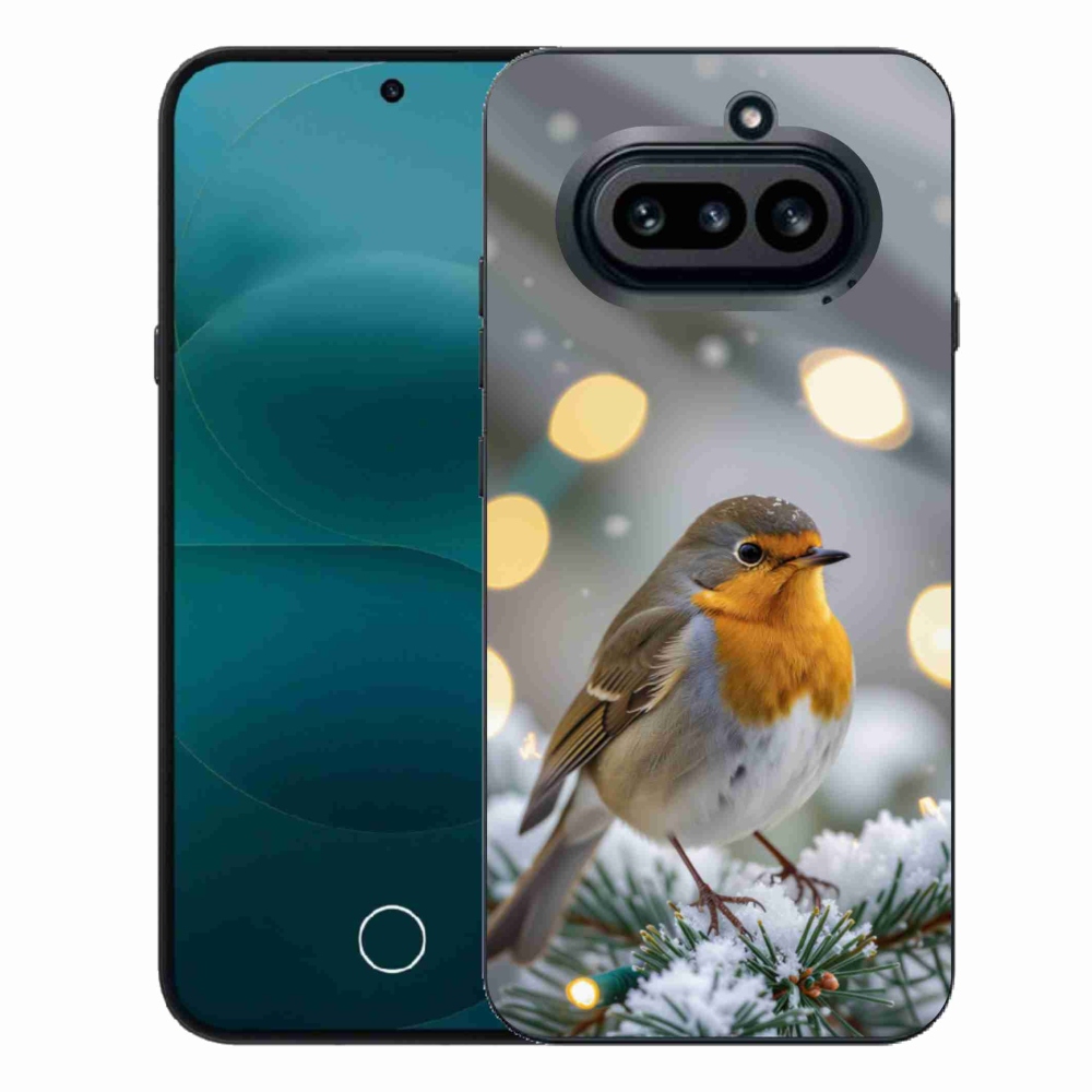 Zselés tok mmCase a Nothing Phone (4a) számára - piros télen