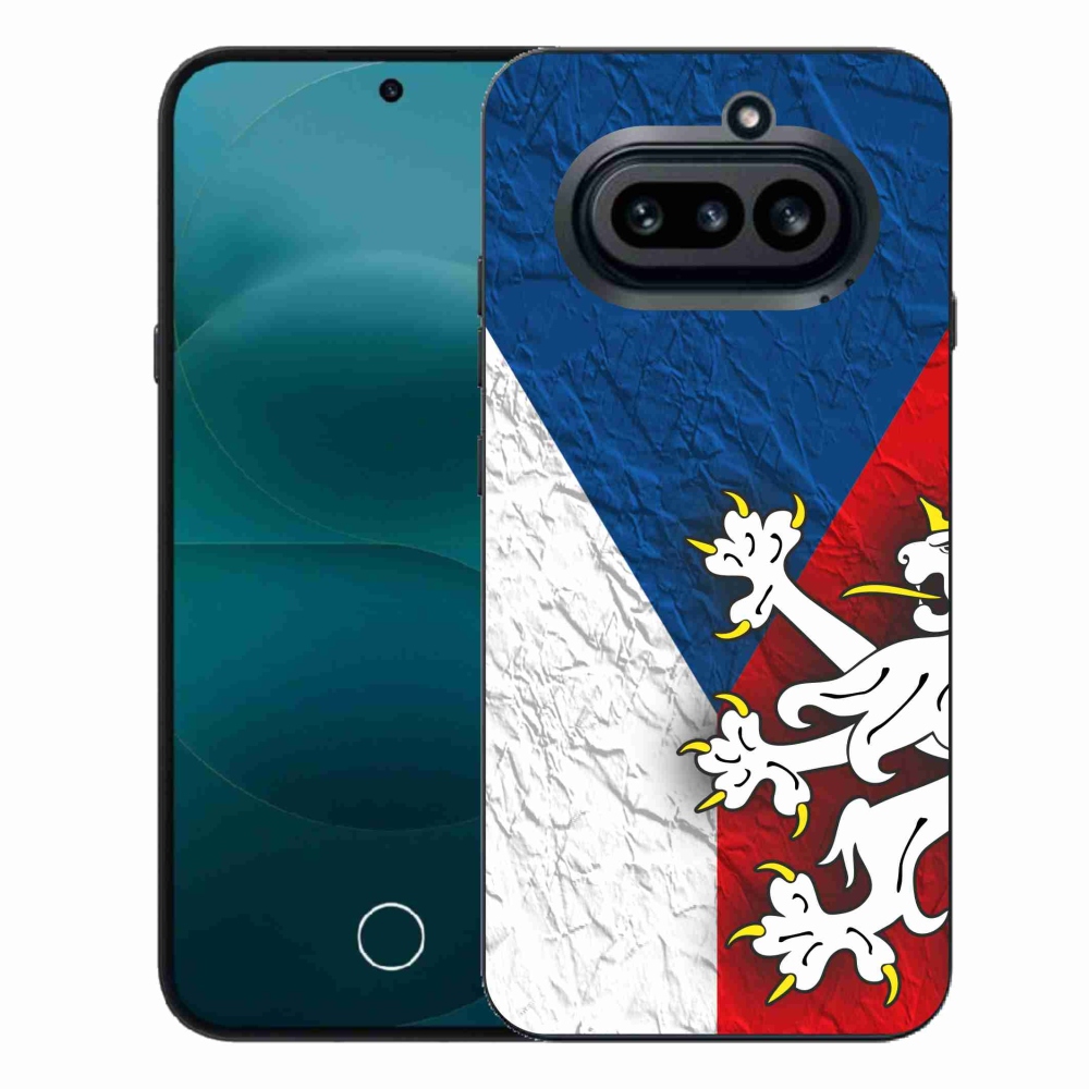 Zselés borító mmCase a Nothing Phone (4a) - cseh zászló 1