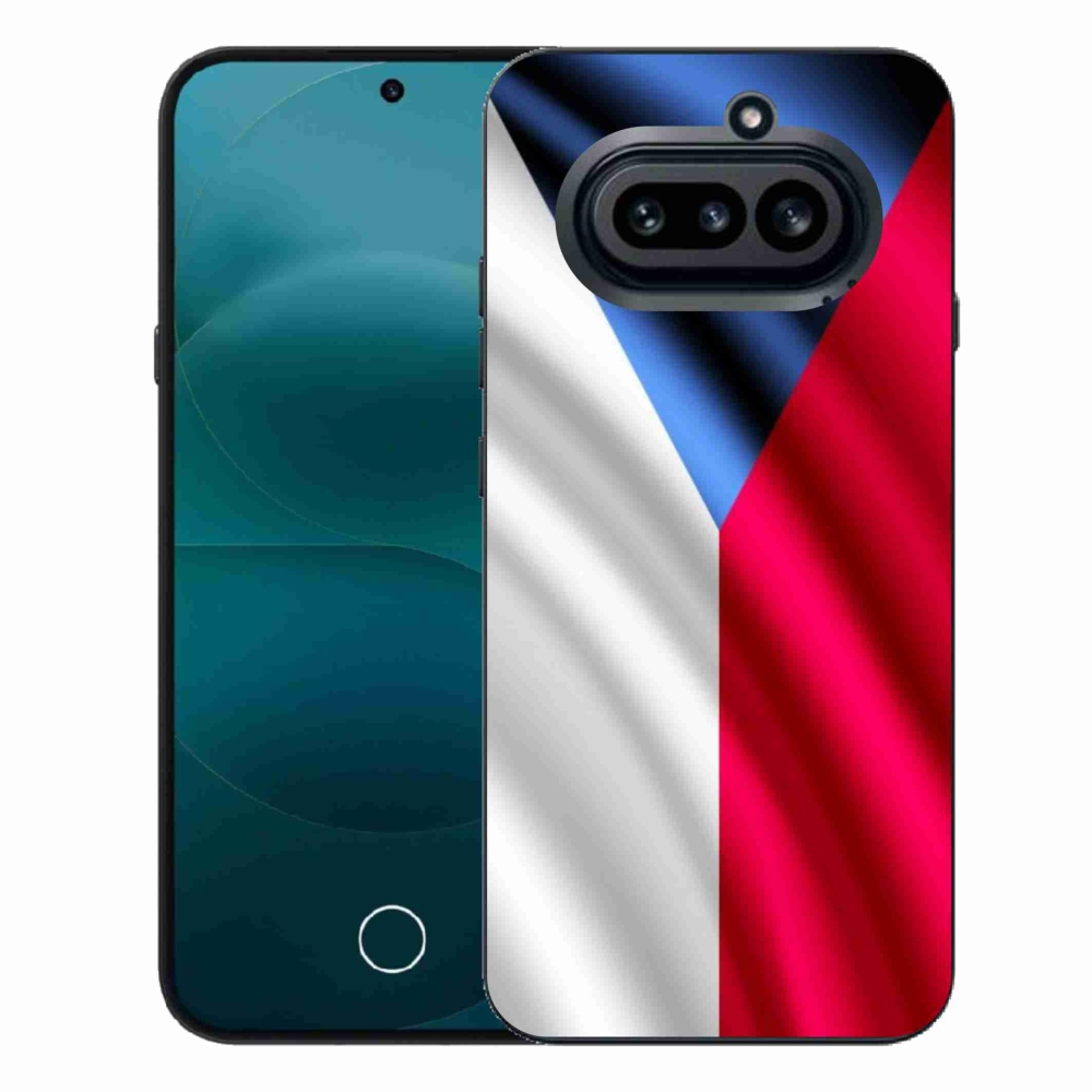Zselés borító mmCase a Nothing Phone (4a) - cseh zászlóhoz