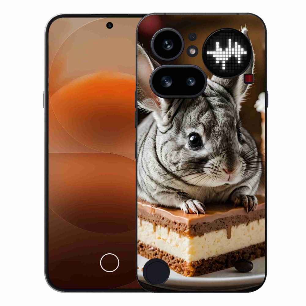 Zselés borítás mmCase a Nothing Phone (4a) készülékhez - csincsilla