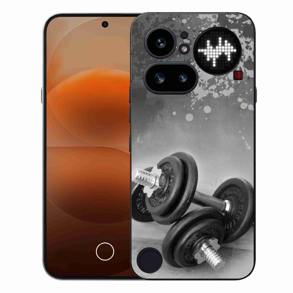 Zselés borítás mmCase for Nothing Phone (4a) - súlyzók 1
