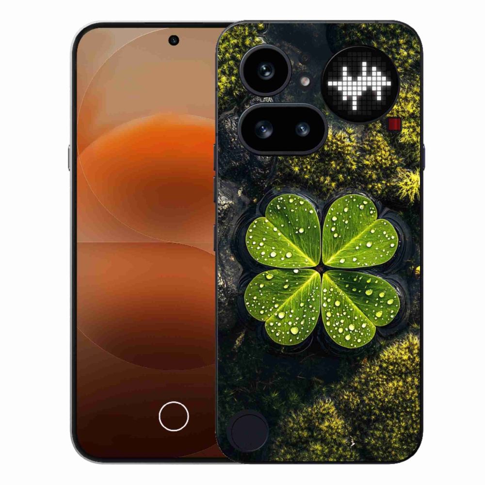 Zselés borító mmCase for Nothing Phone (4a) - négylevelű lóhere