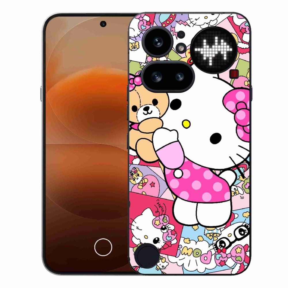 Zselés borító mmCase a Nothing Phone (4a) - aranyos cica