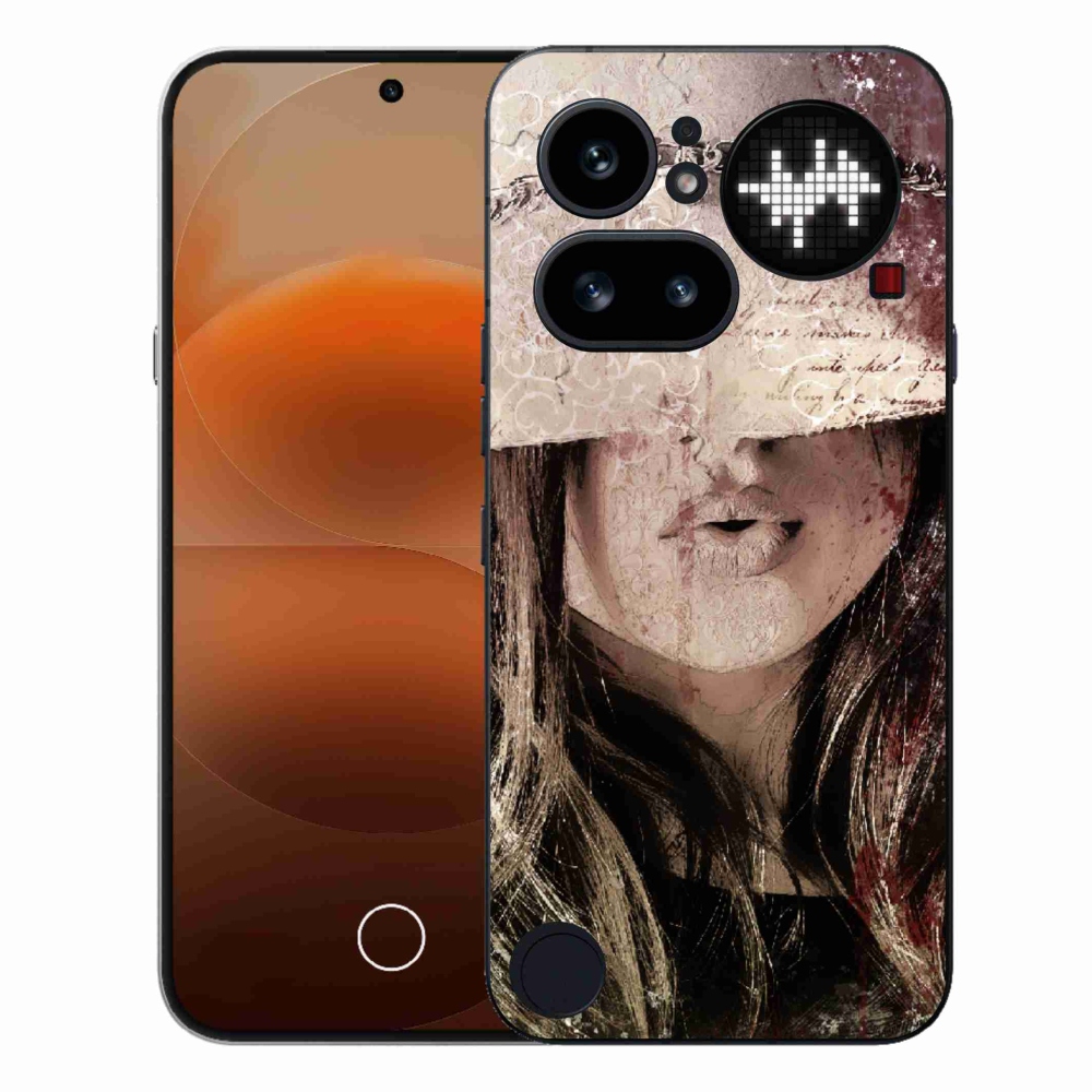 Zselés borító mmCase a Nothing Phone (4a) - lány