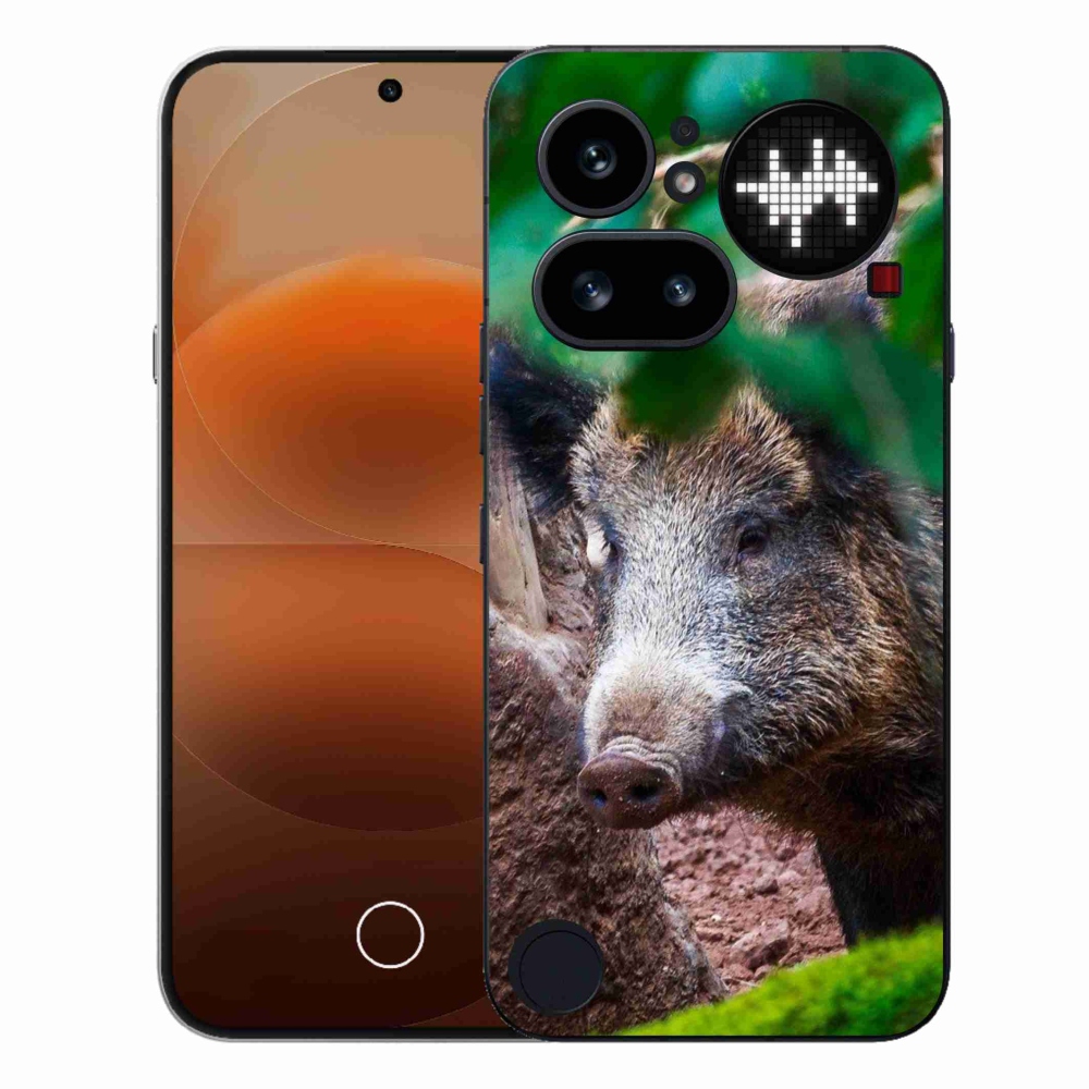 Zselés borítás mmCase a Nothing Phone-hoz (4a) - vaddisznó