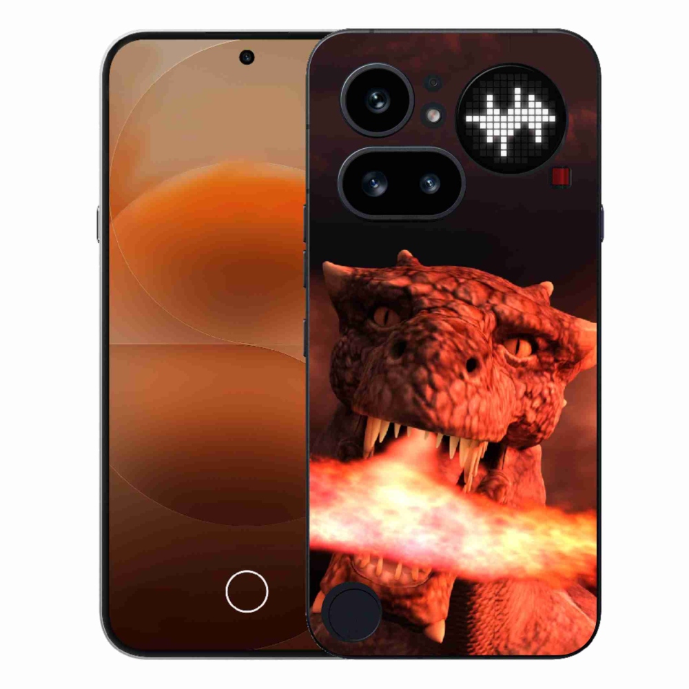 Zselés borítás mmCase a Nothing Phone (4a) - sárkány