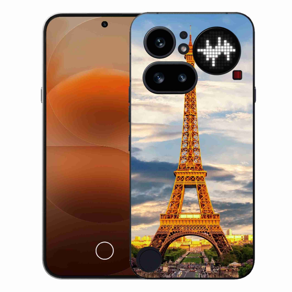 Zselés borító mmCase a Nothing Phone (4a) - eiffel torony 3