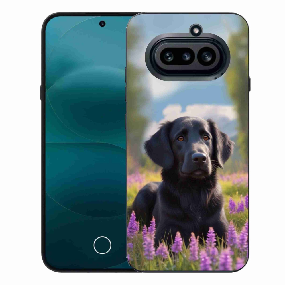 Zselés borítás mmCase a Nothing Phone (4a) - elegáns fekete retriever