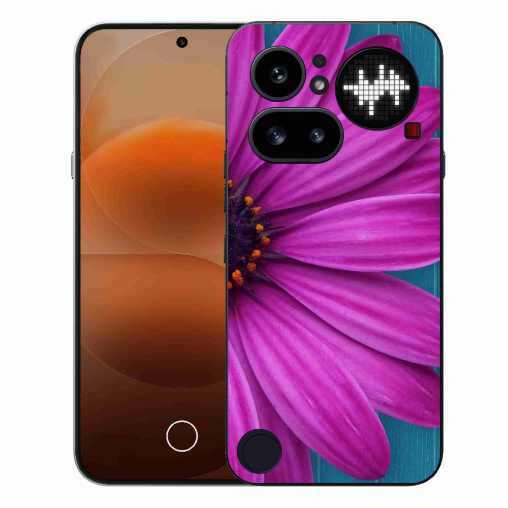 Zselés tok mmCase a Nothing Phone telefonhoz (4a) - lila margaréta