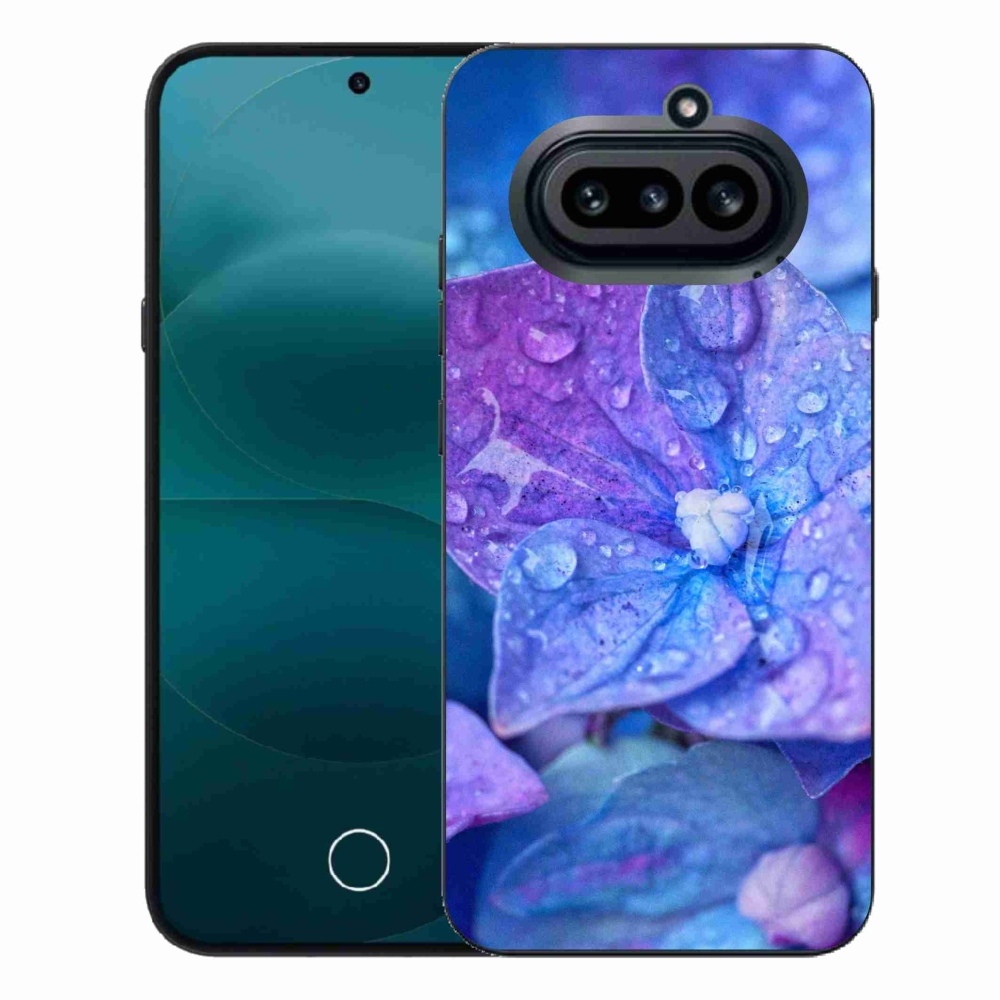 Zselés borító mmCase a Nothing telefonhoz (4a) - lila virág