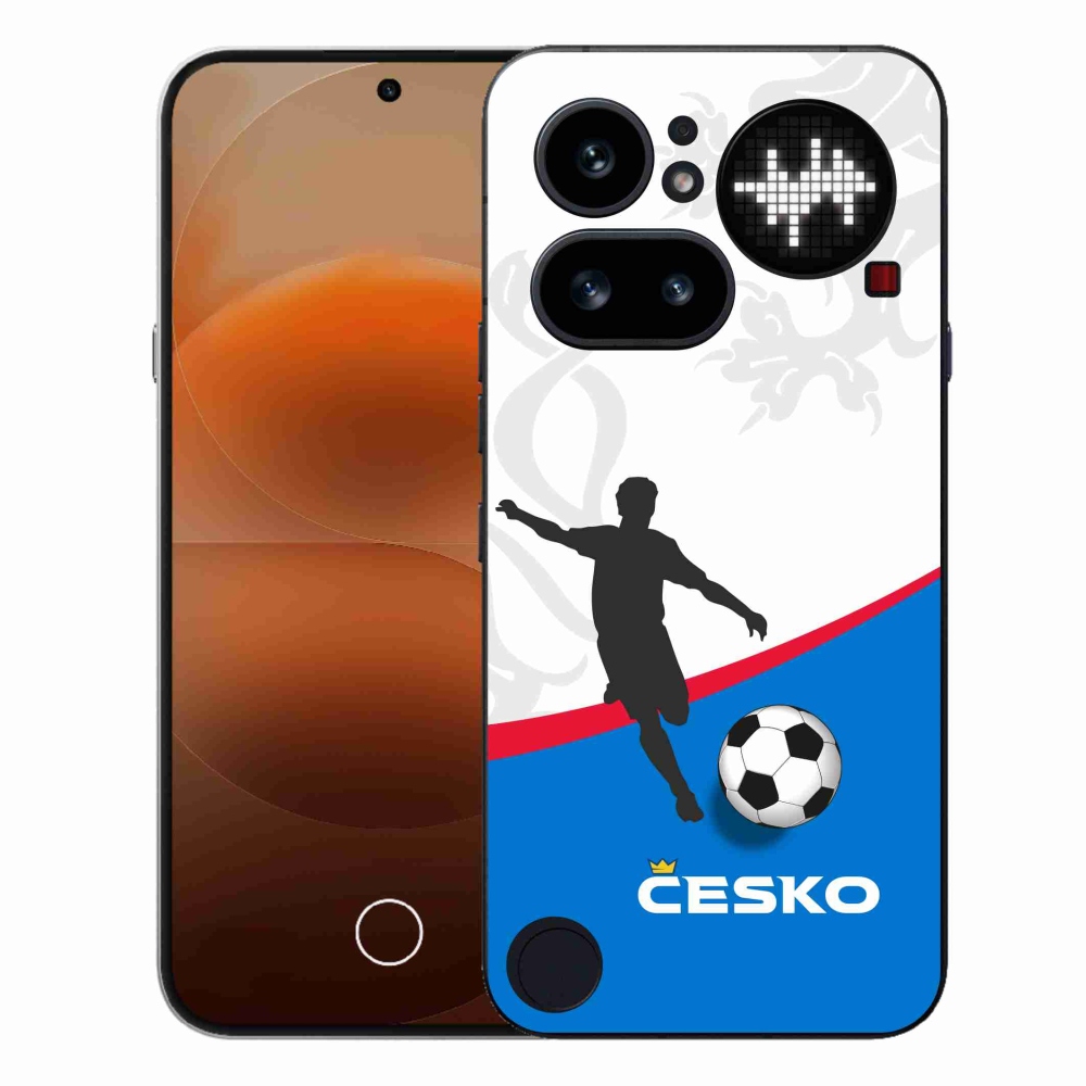 Zselés borítás mmCase for Nothing Phone (4a) - foci Csehország 1