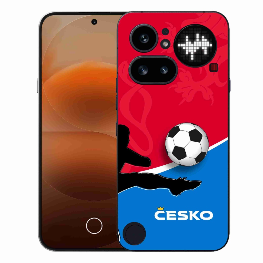 Zselés borítás mmCase a Nothing Phone (4a) - futball Csehország 2