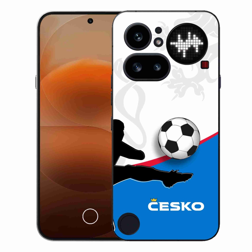 Zselés borítás mmCase a Nothing Phone (4a) - futball Csehország 3