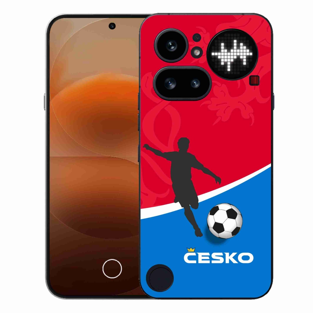 Gél védőhuzat mmCase for Nothing Phone (4a) - foci Csehország